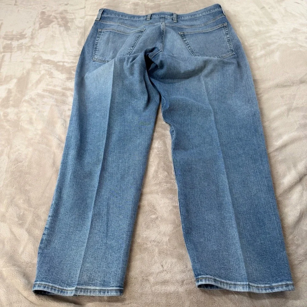 Gap Straight Fit Jeans Mens 38x30 Blue Good Condition Medium Wash‎ Stretch